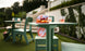 Mainstay Square Bistro Table in Sage Green resin, alternate view