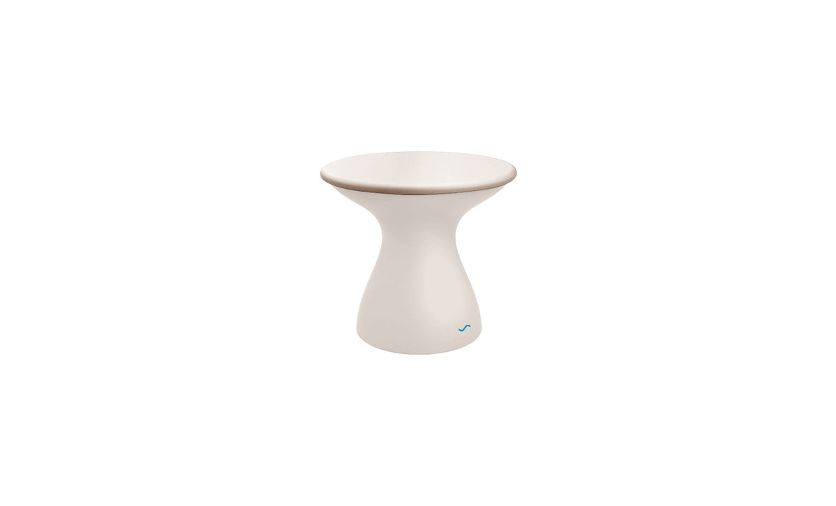 Autograph Standard Side Table - Cloud lid, Cloud base