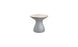 Autograph Standard Side Table - Cloud lid, Granite Gray base