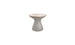 Autograph Standard Side Table - Cloud lid, Sandstone base