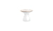 Autograph Standard Side Table - Cloud lid, White base