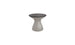 Autograph Standard Side Table - Fog lid, Sandstone base