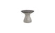 Autograph Standard Side Table - Fog lid, Sandstone base