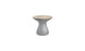 Autograph Standard Side Table - Wheat lid, Granite Gray base