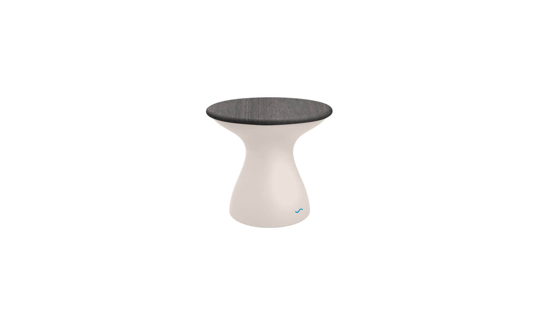 Autograph Standard Side Table - Fog lid, Cloud base