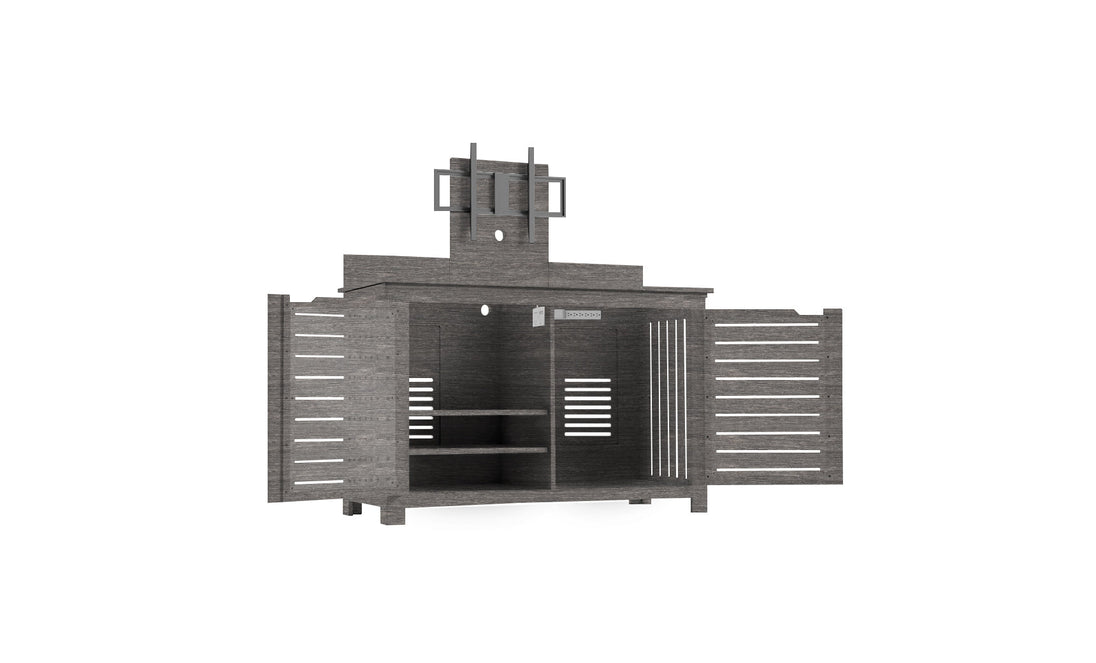 Mainstay Bar Credenza with TV Mount - Fog