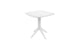 Ledge Lounger Mainstay Square Bistro Table in White resin