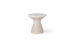 Autograph Tall Ice Bin Side Table - White lid, Cloud base