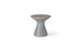Autograph Tall Ice Bin Side Table - Fog lid, Wheat base note: labeled Granite Gray base source