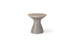 Autograph Tall Ice Bin Side Table - Cloud lid, Granite Gray base
