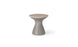 Autograph Tall Ice Bin Side Table - Cloud lid, Granite Gray base