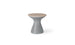 Autograph Tall Ice Bin Side Table - Wheat lid, Granite Gray base