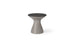 Autograph Tall Ice Bin Side Table - Fog lid, Sandstone base