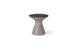 Autograph Tall Ice Bin Side Table - Fog lid, Sandstone base