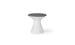 Autograph Tall Ice Bin Side Table - Gray lid, White base