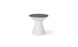 Autograph Tall Ice Bin Side Table - Gray lid, White base
