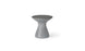 Autograph Tall Ice Bin Side Table - Gray lid, Granite Gray base