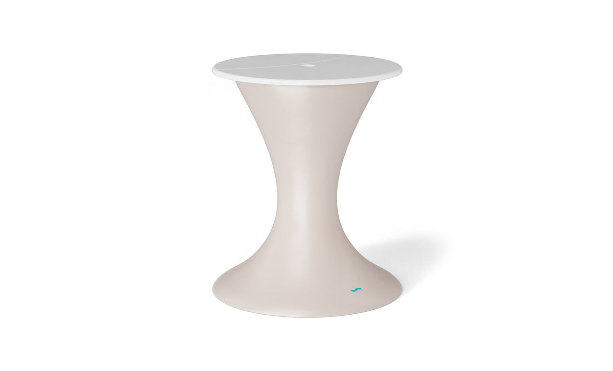 Autograph Umbrella Stand Ice Bin - Cloud base, White lid
