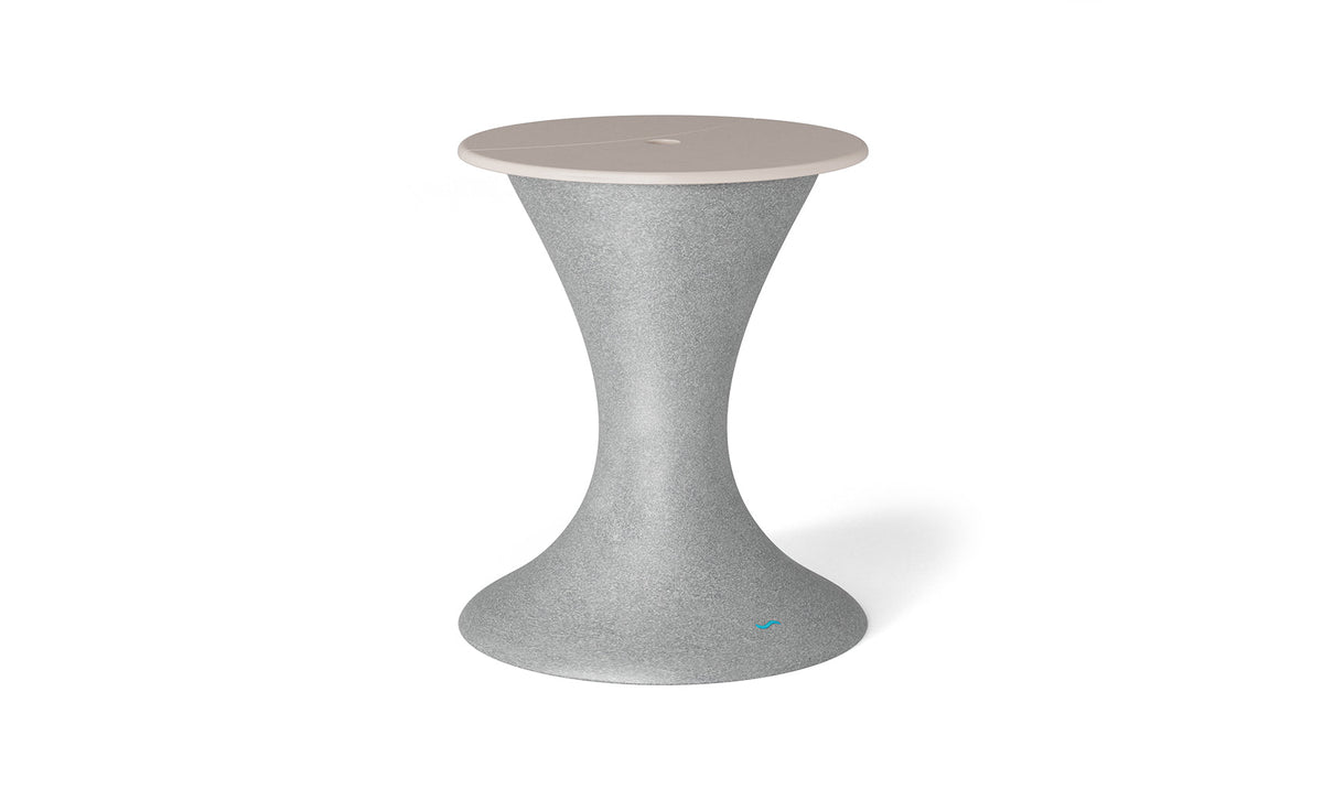 Autograph Umbrella Stand Ice Bin - Granite Gray base, Cloud lid