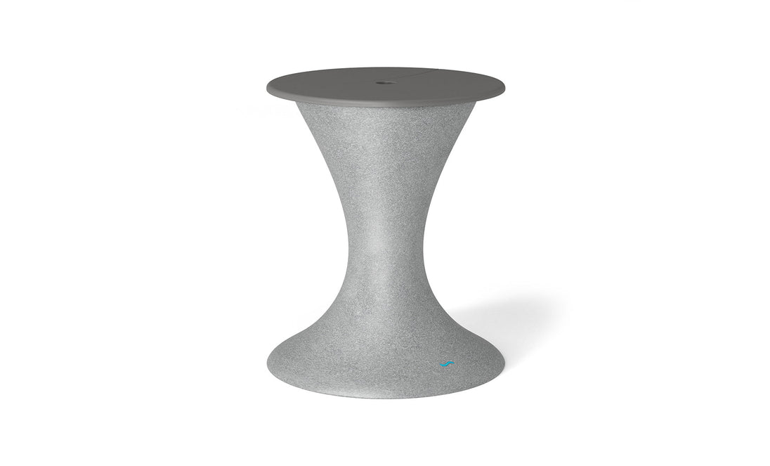 Autograph Umbrella Stand Ice Bin - Granite Gray base, Gray lid