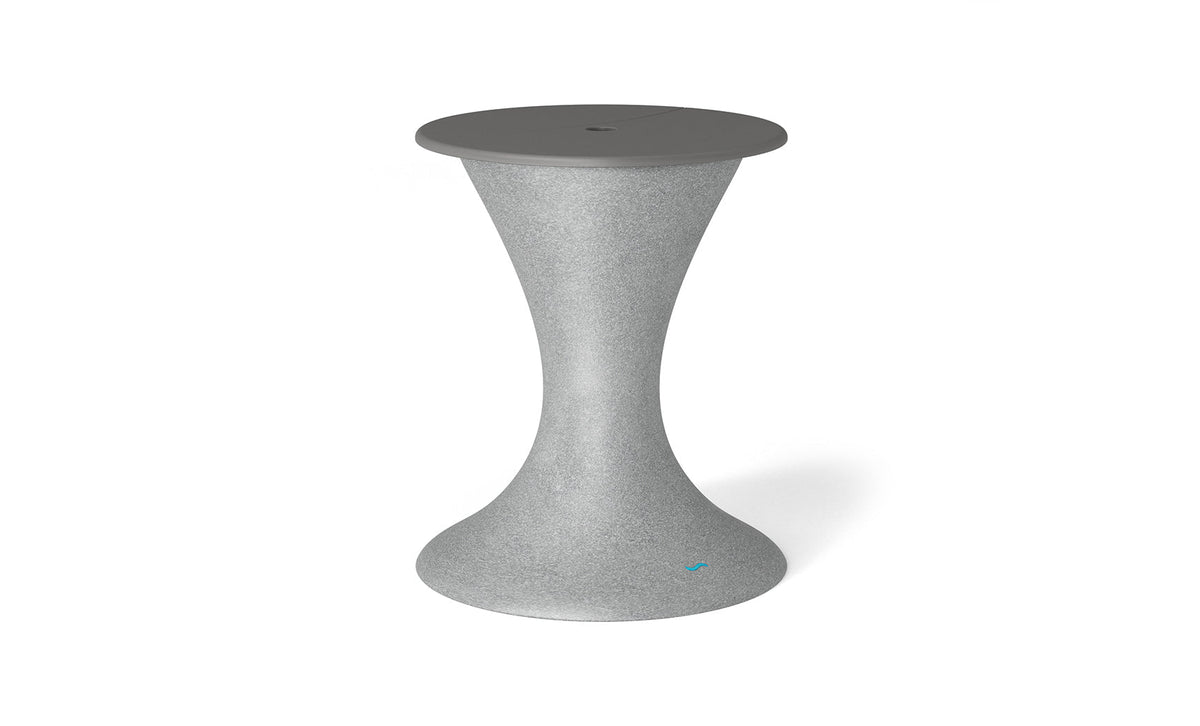 Autograph Umbrella Stand Ice Bin - Granite Gray base, Gray lid