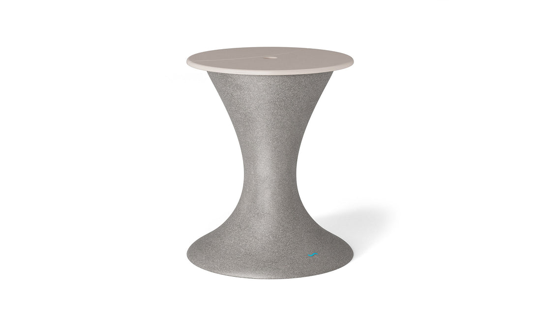 Autograph Umbrella Stand Ice Bin - Sandstone base, Cloud lid