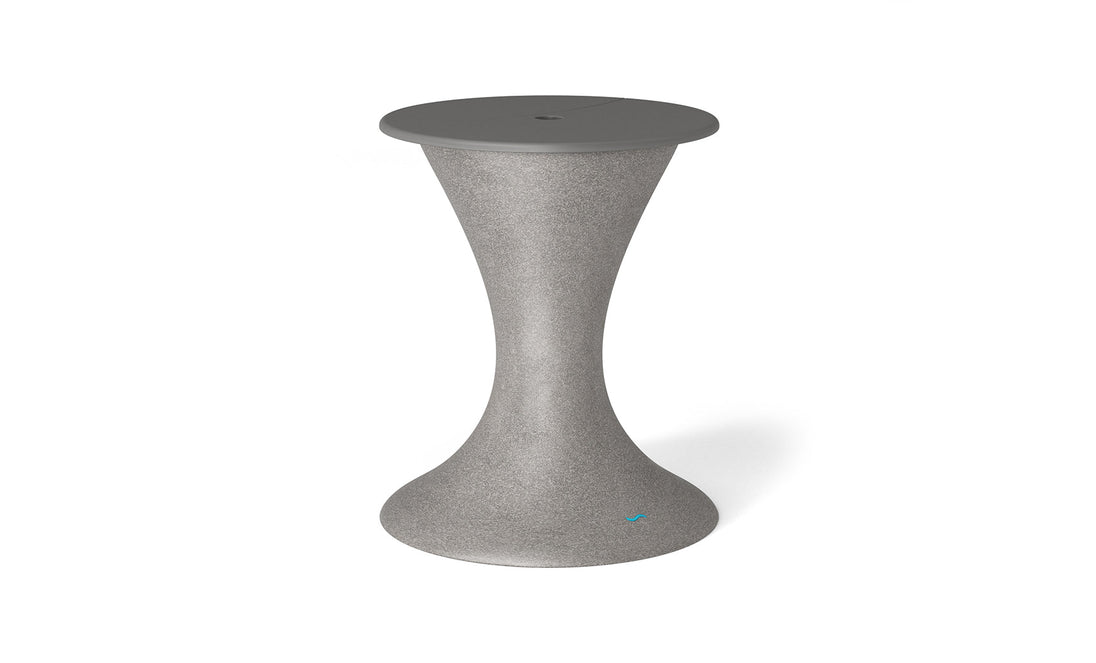 Autograph Umbrella Stand Ice Bin - Sandstone base, Gray lid