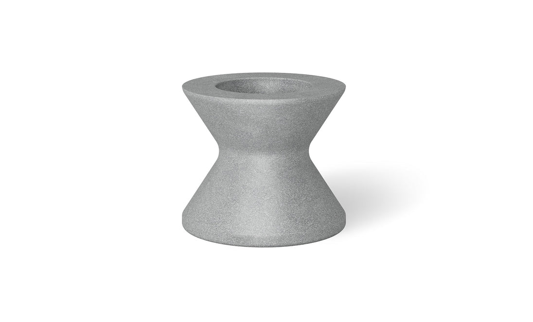 Signature Tall Ice Bin Side Table - Granite Gray