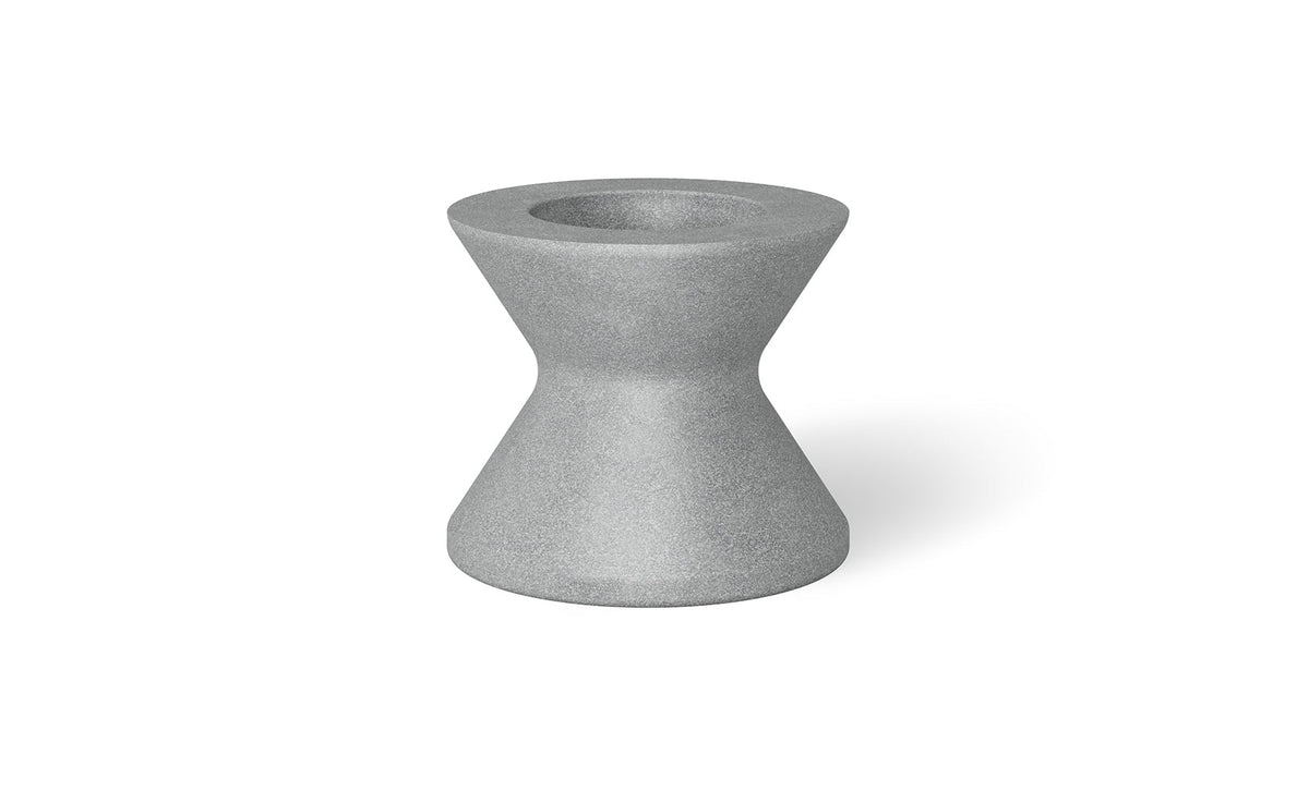 Signature Tall Ice Bin Side Table - Granite Gray