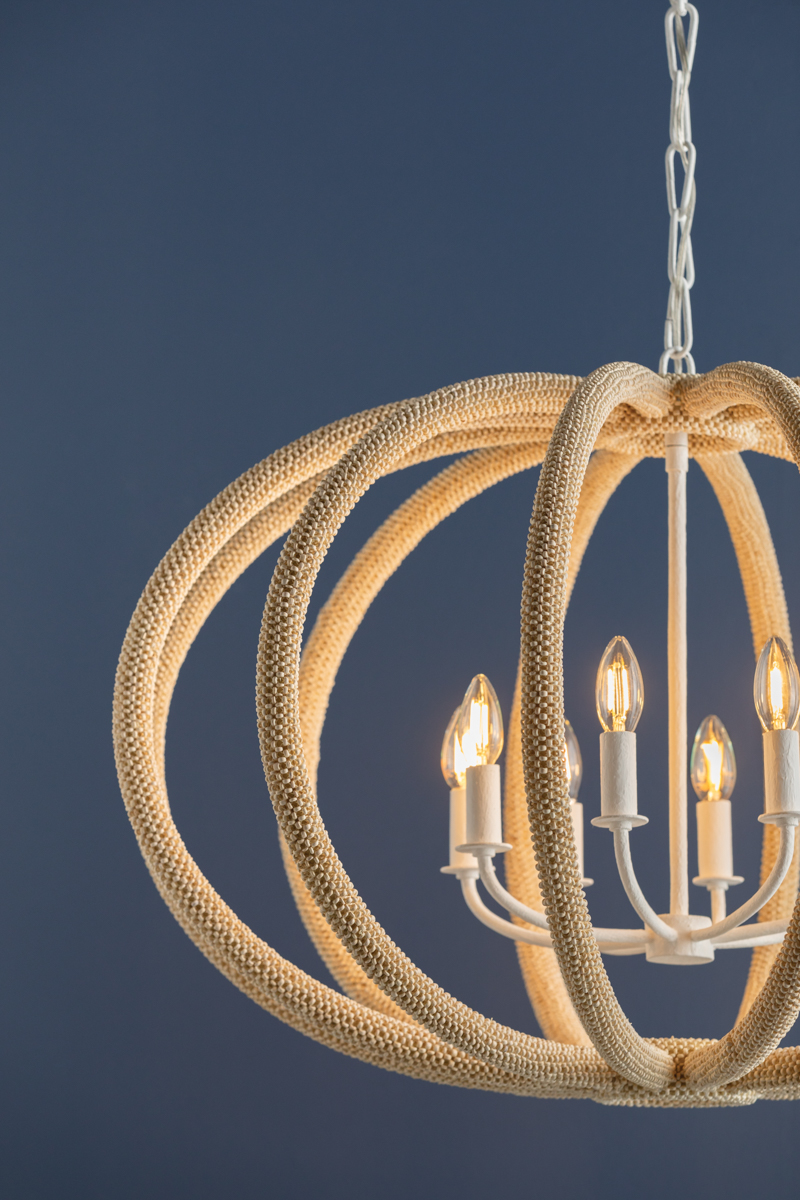 Hudson Valley Lewiston Chandelier family shot