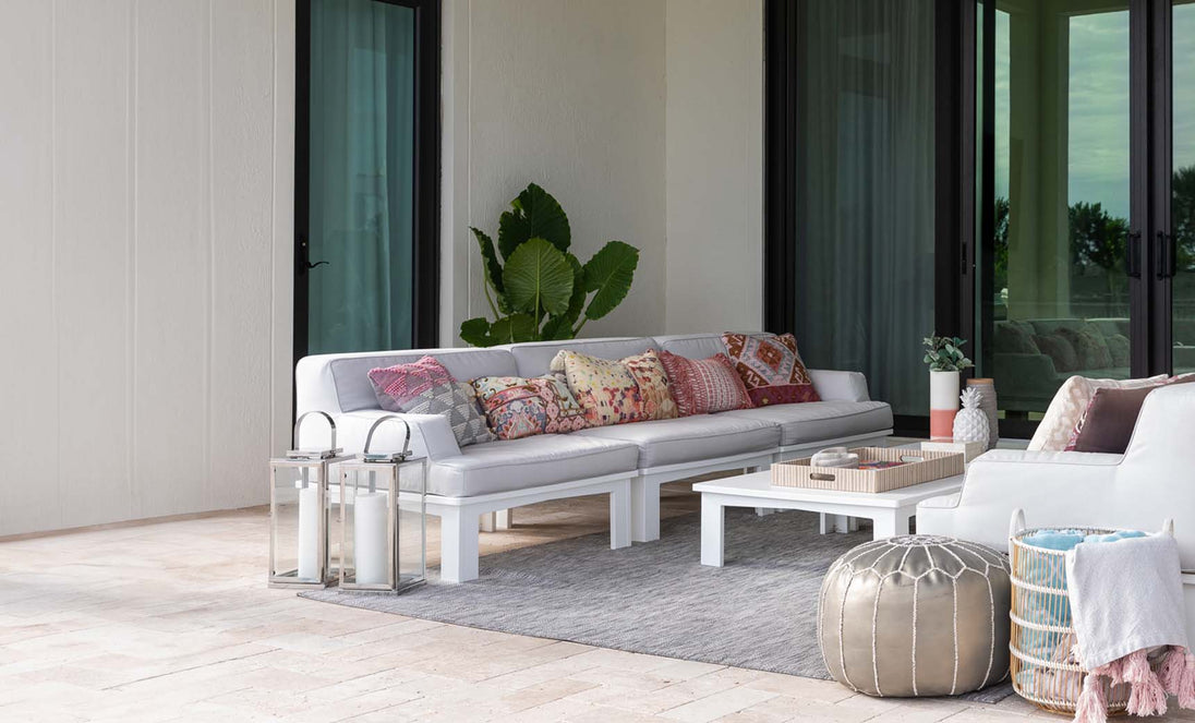 Mainstay Sectional 3 Piece Sofa - detail