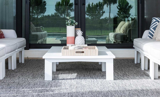 Mainstay Square Coffee Table in an outdoor living room setting