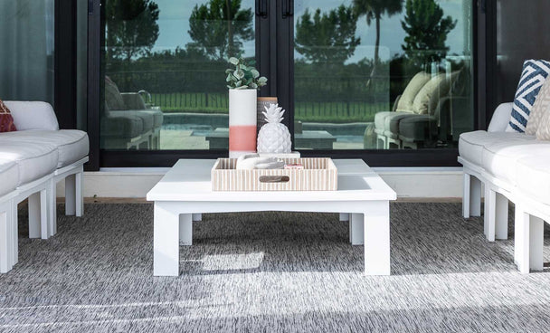 Mainstay Square Coffee Table in an outdoor living room setting
