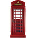 English Phone Booth Bar Cabinet - closed