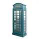 English Phone Booth Bar Cabinet - Green detail