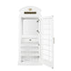 English Phone Booth Bar Cabinet - Hull of a Good White