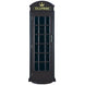 English Phone Booth Cue Holder - Black closed