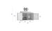 Mainstay Bar Credenza with TV Mount - specifications