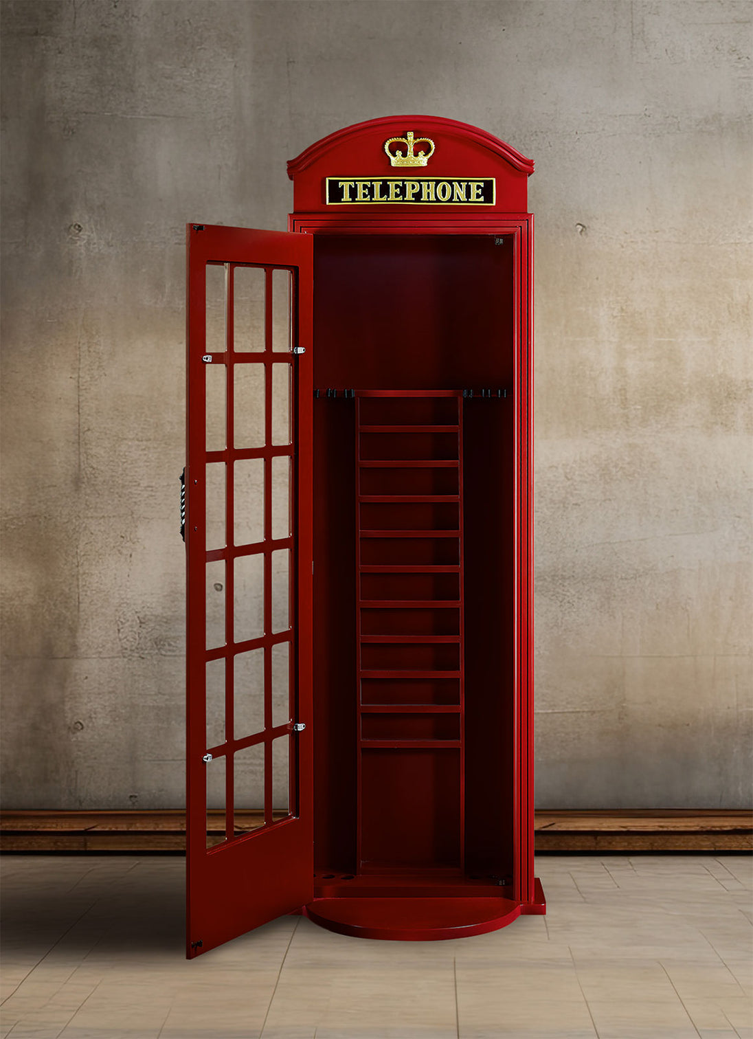 English Phone Booth Cue Holder - Red lifestyle 2