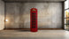English Phone Booth Cue Holder - lifestyle 4