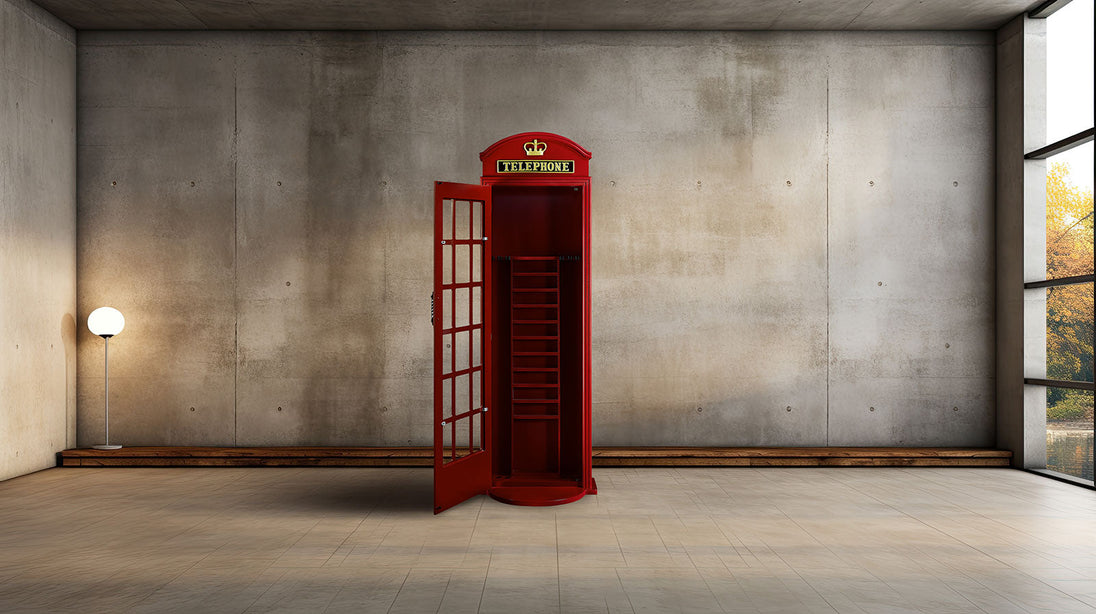 English Phone Booth Cue Holder - lifestyle 5