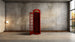 English Phone Booth Cue Holder - lifestyle 5