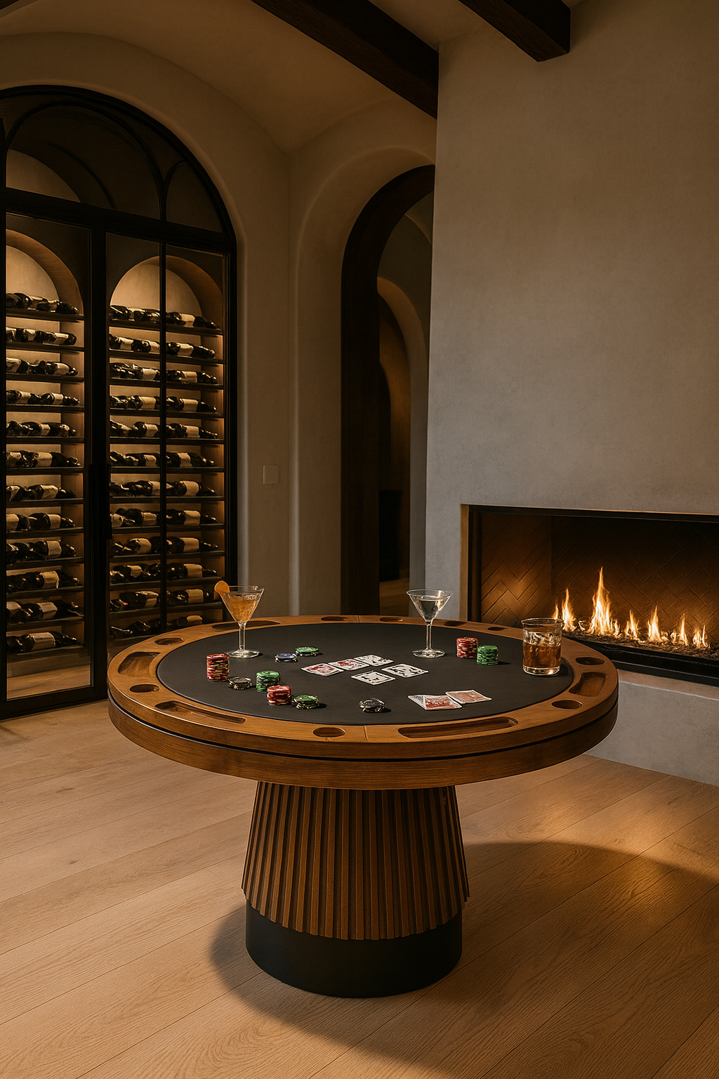 Prohibition 48in Poker Table - lifestyle