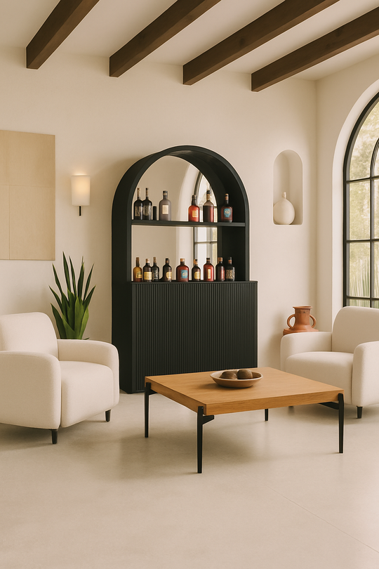 Prohibition Back Bar - Black detail