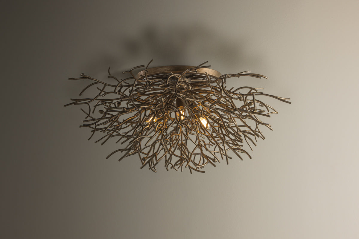 Troy Sierra Flush Mount in lifestyle setting
