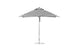 Essential Umbrella 10' Square Pulley - Black Stripe canopy