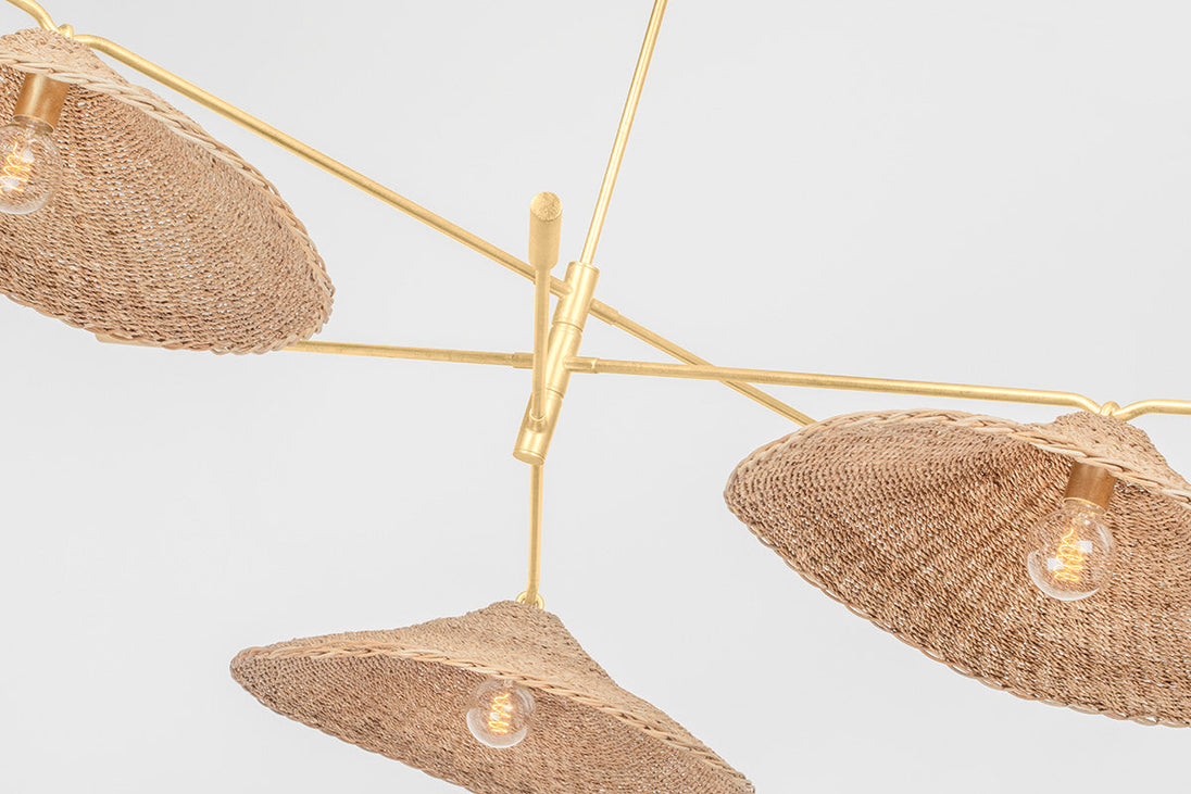 Troy Valier Chandelier detail view