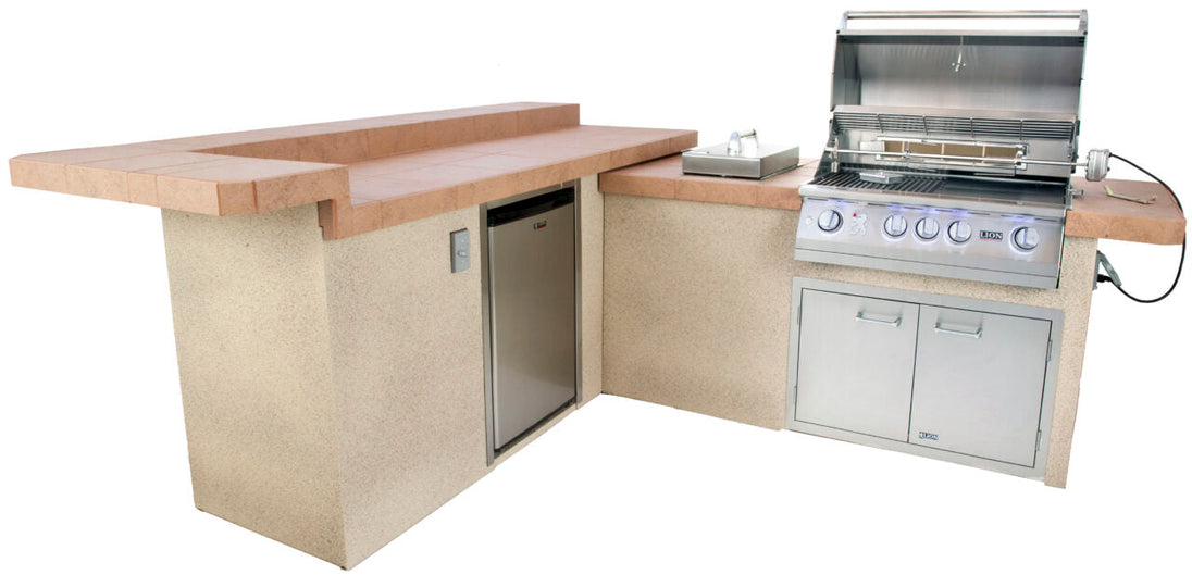 Lion Premium Grills American Q BBQ Island