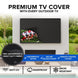 Commercial-Grade Titan Weatherproof Outdoor TV Full Sun Mini-LED QLED 4K Smart TV powered by Google AI OS, Bonus: Premium Tv Cover + Roku Stick