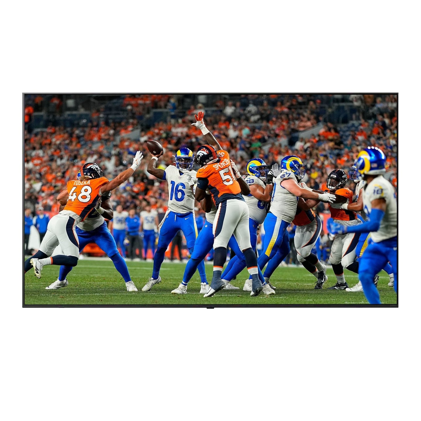 Commercial Titan Weatherproof Outdoor TV Full Sun QNED 4K Smart TV powered by LG WebOS, Bonus: Premium Tv Cover + Roku Stick